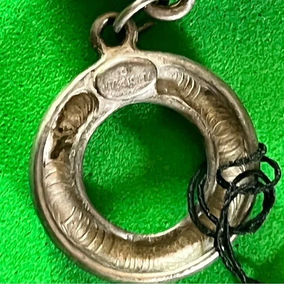 Givenchy New Old Stock Vintage Pewter Tone Chunky Link Bracelet